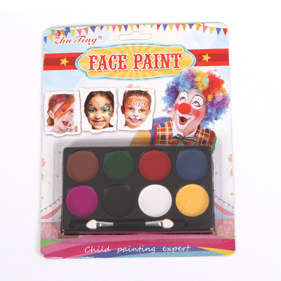 8 Colors round Oily Face Paint Set Oily Face Paint Festival Halloween Party Masquerade Oil Color Face Color