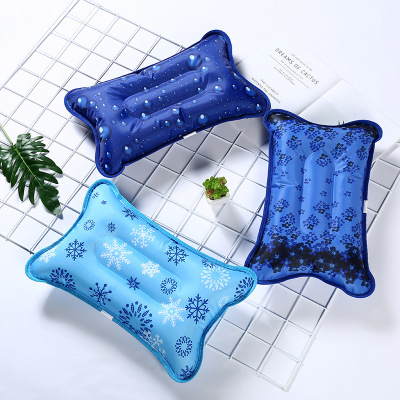 Summer ice pillow manufacturers direct cartoon cooling water injection ice crystal cushion home office nap ice pillow wholesale