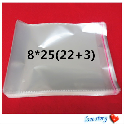 OPP Self-Adhesive Sticker Closure Bags Socks Bag Paper Cup Bag Factory Direct Sales Spot Free Shipping Can Be Customized