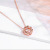 Same Type as TikTok S925 Sterling Silver Crown Necklace Smart Pendant Women's Korean-Style Fashion Heartbeat Diamond Necklace Choker