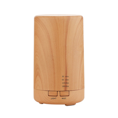 Cross-border direct sales wood grain aromatherapy machine timing incense lamp mini USB humidifier 100 ml incense quiet