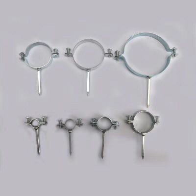 Square Nail Pipe Clamp, Square Nail Pipe Clamp Iron Galvanized Pipe Clamp