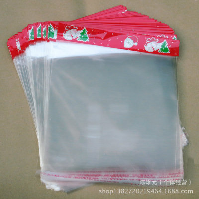 Factory Wholesale OPP Santa Claus Chuck Self-Adhesive Bag OPP Self-Adhesive Bag Wholesale Transparent OPP Self-Adhesive Bag