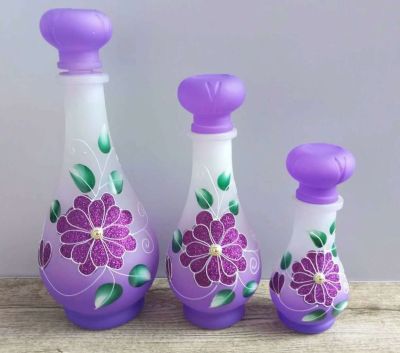 Hand - made glass bottle