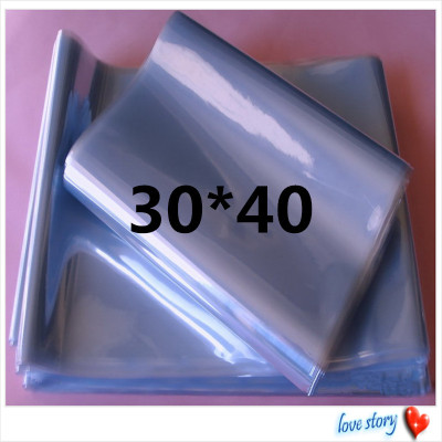 PVC Thermal Shrinkage Film 30*40 Laminating Film Blister Bag Plastic Packaging Bag Sealed Bag Factory Direct Sales Spot Free Shipping