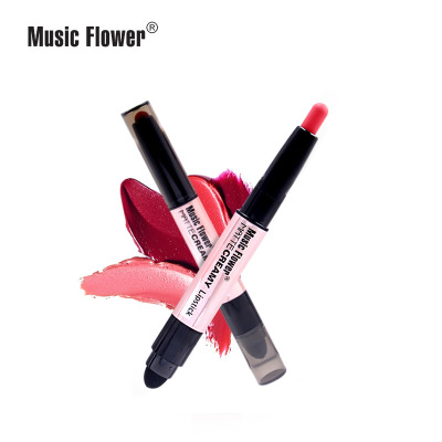New product qin color moistening lipstick velvet air cushion double head matte lipstick lipstick stick cup color lipstick