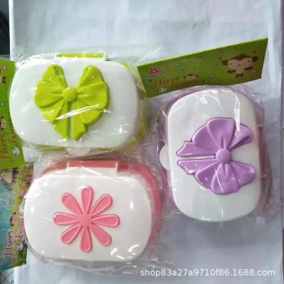 905 Small Hand Soap Box Bowknot Flower Variety Plastic Soap Dish Soap Box