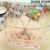 Printed large size dining table cover meal cover fruit cover fly cover food cover lace lace dish cover foldable