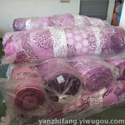 Manufacturers direct super soft skin-friendly double-sided coral fabric can be customized flannel blanket fabric