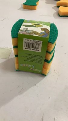 Porous Waist Sponge Scouring Pad Kitchen Cleaning Supplies