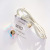 Cute cord with button set buckle PVC transparent laser winder data cable headphone cable desktop cable divider