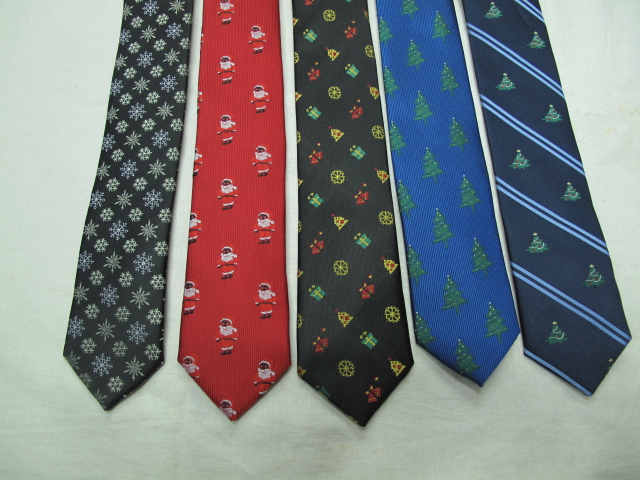 圣诞 图案 领带