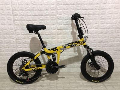 Bicycle 20 \"land rover all aluminum alloy shimano transmission new folding mountain bike factory direct sales
