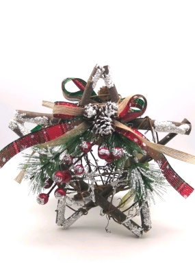 Christmas decorations Christmas rattan rings
