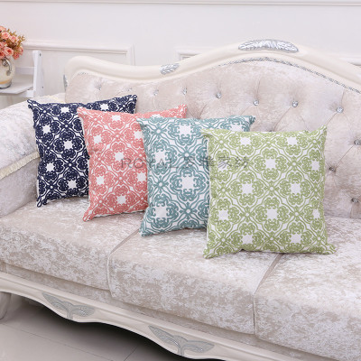Taobao hot pillow creative European and American wool embroidery pattern pillow cover home cushion cover gift cushion