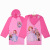 Factory Direct Sales Children's Raincoat Poncho Children's Baby Cartoon Pattern Doll Hairstyle Raincoat