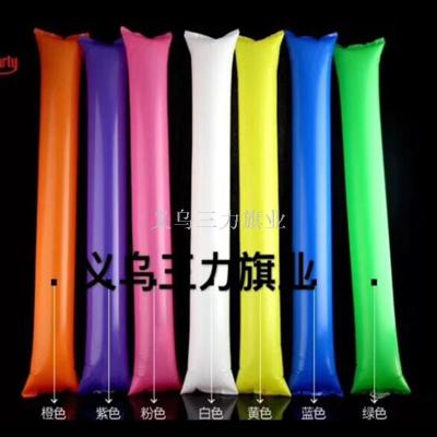 Blank cheering stick colorful inflatable stick cheering stick sports cheerleaders cheering props supplies batting sticks