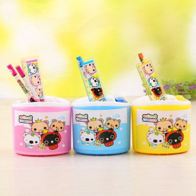 New creative pencil set pen container set students learn stationery supplies 61 children's day gifts wholesale
