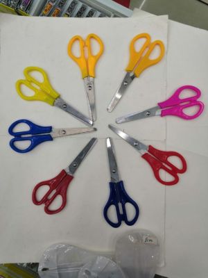 Factory Direct selling New material color handle student scissors, DIY Manual scissors
