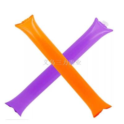 Blank not printed refueling stick colorful inflatable cheerleading games props supplies strike