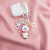Cartoon BTS soft rubber doll headphone set key chain bulletproof youth league ornaments pendant ornaments