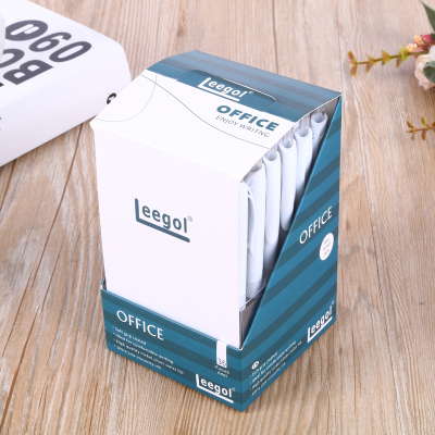 Simple office paper carton packing to use a ball-point pen such simple atmospheric smooth and fluent writing