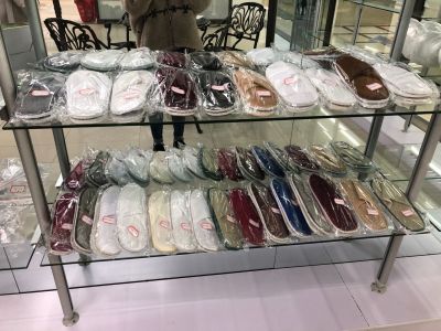 Hotel Hotel Disposable Slippers Non-Woven Fabric Terry Fabric Towel Cloth Slippers Factory Direct Sales Customization