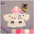 Red mud rabbit 19 new female baby coat foreign style baby girl baby coat baby cap fuzzy coat