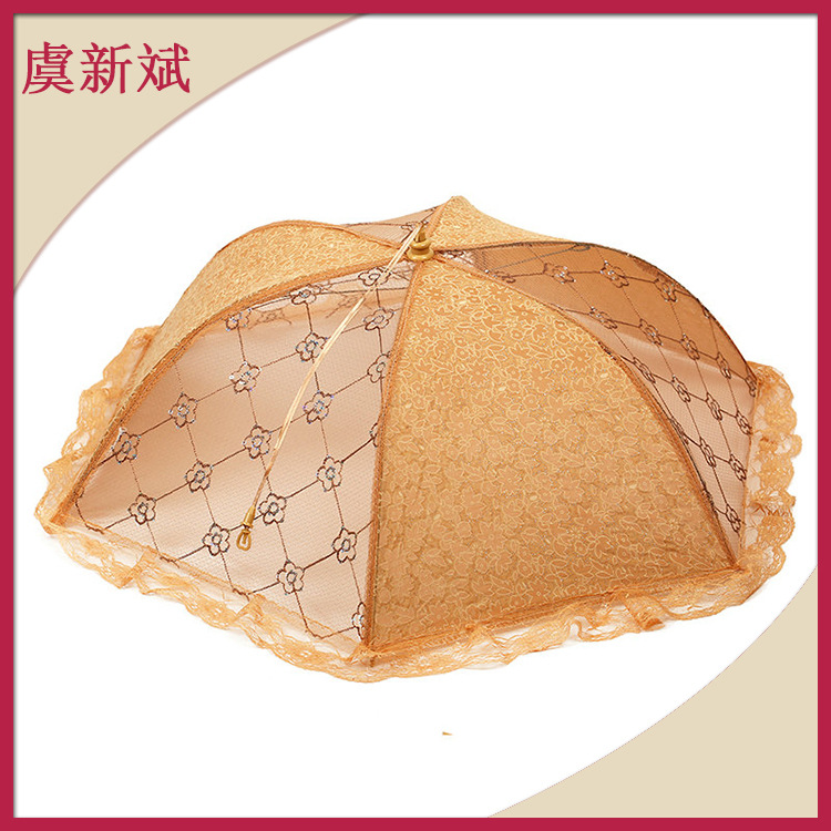 厂家生产供应 可折叠网布食物罩 高品质网纱菜罩 时尚高端菜罩