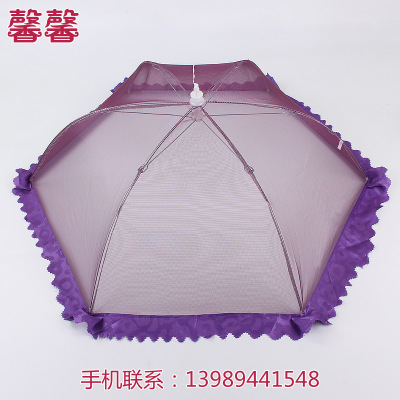 Printed hexagonal stainless steel frame and large size food restaurant kitchen cover can be customized