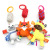 Dolery baby animal wind-bell baby plush bed ring bell baby plush toy cart pendant