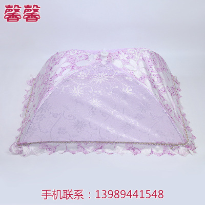 Hotel restaurant special table small mosquito-and fly-proof dishes cover square shapes and shapes can be customized