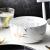 INS Nordic gold and white luxury marble 5-inch rice bowl dessert bowl