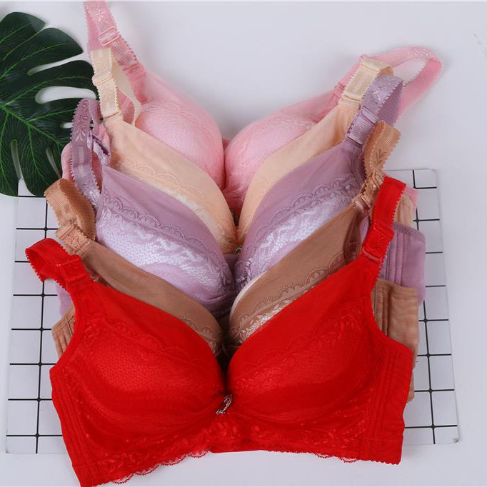 魅丽飞扬蕾丝花边文胸内衣聚拢调整型女士内衣文胸