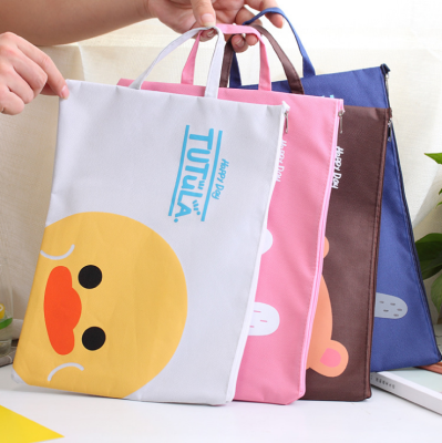 A4 file bag student bag hand bag handbag Oxford cloth bag