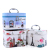 Large Capacity Multi-Functional Portable Cosmetic Case Cute Girl Large and Medium Size 3-Piece Set Cosmetic Storage Box