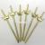 Pu crown trend straw bar accessories drink bar party supplies creative straw 6pcs