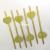 Bronzing paper straw bar accessories drink bar utensils party supplies creative straw love straw 6pcs