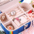 Customized New Ring Jewelry Storage Box Lattice Flannel Jewelry Box Ornament Bracelet Storage Box Factory Direct Sales