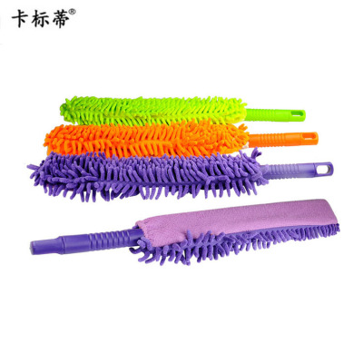 Vehicle chenille duster chenille feather duster car wash and cleaning tool