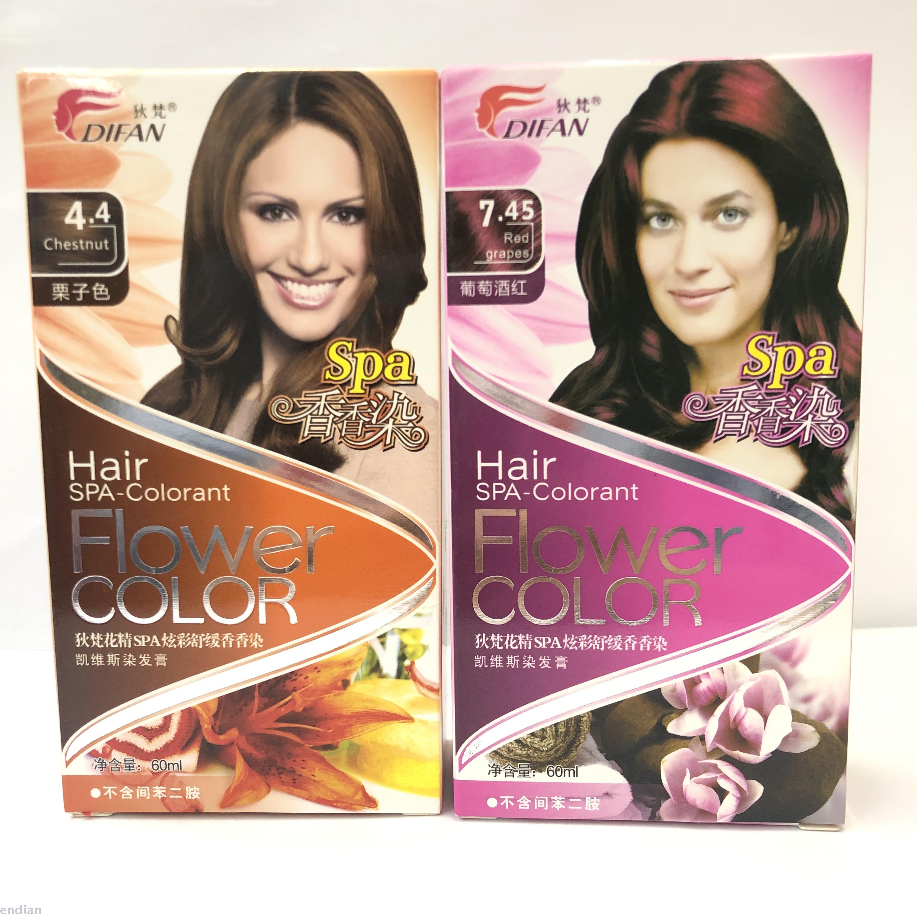 凯维斯炫彩舒缓香香染染发膏指甲油