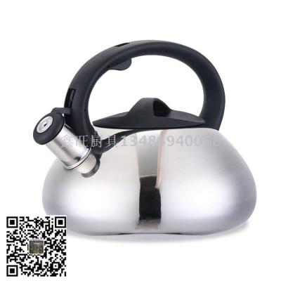 Bright stainless steel burning sound gas kettle double bottom kettle gas induction cooker general kettle