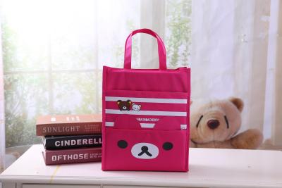 Manufacturers Can Customize A4 Waterproof Oxford Cloth Make-up Bag Creative Cartoon Primary School Boy Folder Handbag Art Bag