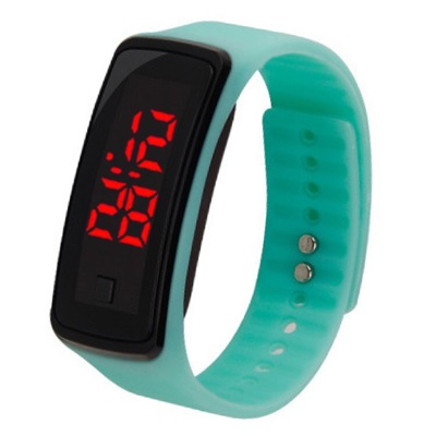 Korean led watch student sports electronic bracelet watch candy color led watch silicone watch led watch
