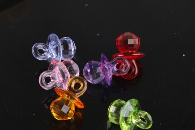 Acrylic material pendant beaded crystal pendant