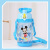 New genuine children's cartoon plastic water cup baby learning cup with back strap cartoon straight cup water tight cup