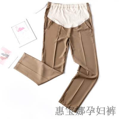 Pregnant women pants chunxia loose thin Pregnant women spring nine minutes pants spring and autumn leggings wear fashion summer