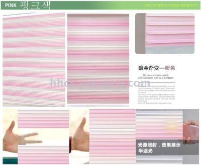 Cortina Duo Roller Soft Gauze Curtain Living Room Guest Room Roller Shutter Three-Color Gradient Bead Curtain Factory Foreign Trade