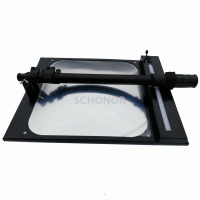 Acrylic rectangular bottom inspection mirror portable convex mirror