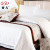 Hotel bedding set of three or four pieces of pure cotton encrypted satin stripe linen bed bed li style sheets wholesale 